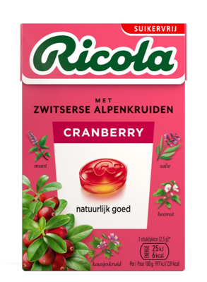 Cranberry suikervrij doosje 50 Gram