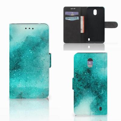 Hoesje Nokia 2 Painting Blue Hoesje Nokia 2 Painting Blue