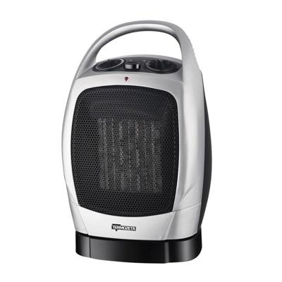 Termozeta Oscillerende Keramische Ventilatorkachel 1500W Zilver/Zwart Termozeta Oscillerende Keramische Ventilatorkachel 1500W Zilver/Zwart