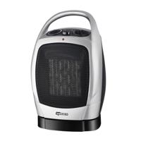 Termozeta Oscillerende Keramische Ventilatorkachel 1500W Zilver/Zwart - thumbnail