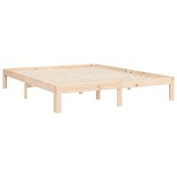 Bedframe zonder matras massief grenenhout 160x200 cm - thumbnail