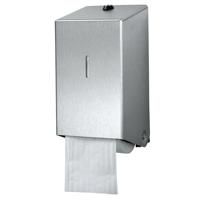 Toiletpapierdispenser euro products duo zilver - thumbnail