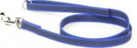 Antislip Hondenriem - 20mm x 1,2m - Met handvat & O-ring - Blauw - thumbnail