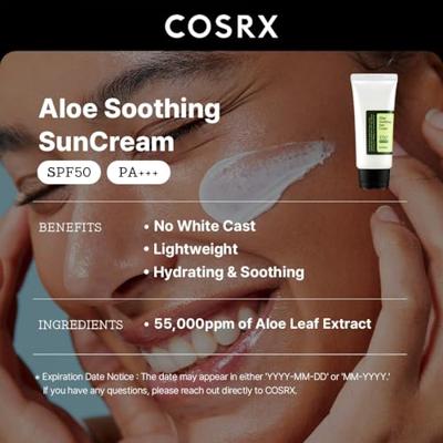 Cosrx Aloe Soothing Sun Cream SPF50 50 ml Cosrx Aloe Soothing Sun Cream SPF50 50 ml