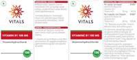 Vitals Vitamine B1 100mg Capsules - thumbnail