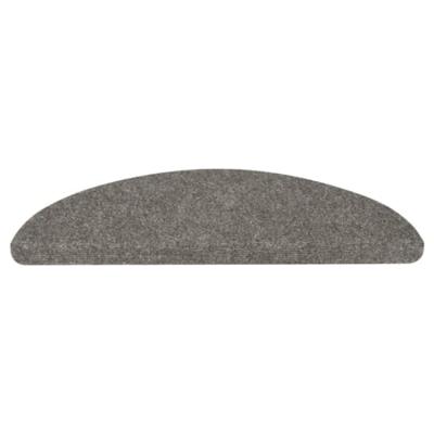 VidaXL Trapmatten zelfklevend 10 st 56x17x3 cm grijs