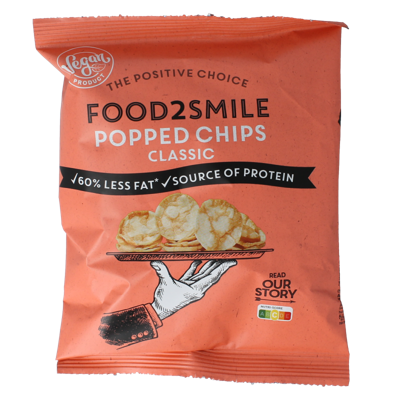 Food2Smile Popped chips classic 25 Gram