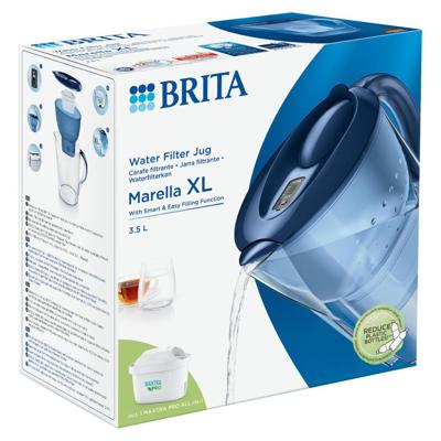 Brita Waterfilterkan Marella Blauw XL + 1 Maxtra Filterpatroon