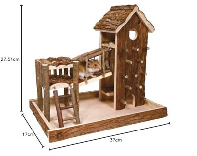 TRIXIE SPEELPLAATS BIRGER HAMSTER SCHORSHOUT 33X26X33 CM