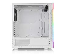 H200 TG Snow RGB - Midtowermodel - ATX - inclusief 120mm fan - RGB verlichting - zonder voeding - wit - thumbnail