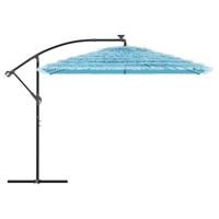 Parasol met stalen paal 290x290x238 cm blauw - thumbnail