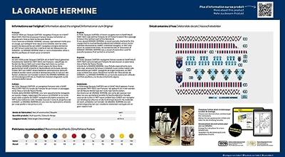 Heller 80841 La Grande Hermine Bouwpakket Schaal 1:150
