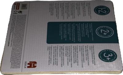 Jumbo goula - houten noppenpuzzel pauw, 9st.