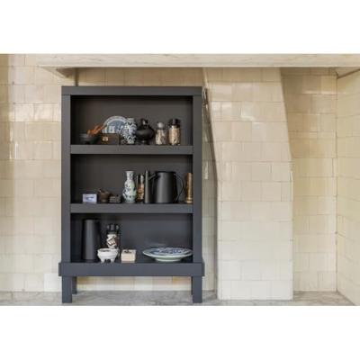 WOOOD Wandkast 'Bonk' Grenen, 160 x 107cm, kleur Mat zwart