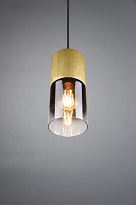Trio HanglampRobin pendel hout met zwart - 310600154