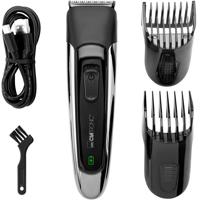 Clatronic HSM/R 3827 chrom-schwarz USB-C Baardtrimmer Zwart/zilver - thumbnail