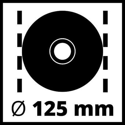 Einhell TE-AG 125 CE 4430860 Haakse slijper 125 mm 1100 W