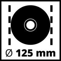 Einhell TE-AG 125 CE 4430860 Haakse slijper 125 mm 1100 W - thumbnail