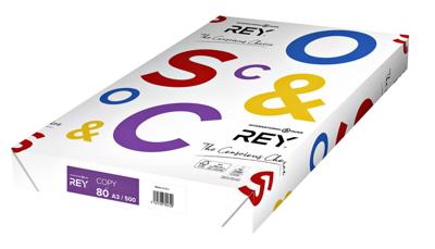 Kopieerpapier Rey Copy A3 80gr wit 500 vel Kopieerpapier Rey Copy A3 80gr wit 500 vel