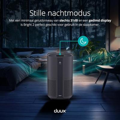 Duux Bright 2 Smart air purifier Luchtreiniger Zwart