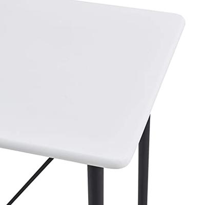 VidaXL Bartafel 120x60x110 cm mdf wit VidaXL Bartafel 120x60x110 cm mdf wit