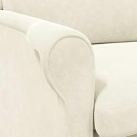 Fauteuil Crème 76 x 94 x 102 cm Fluweel - thumbnail