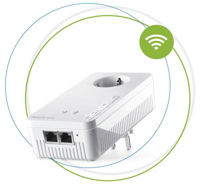 Devolo Magic 2 WiFi next Powerline WiFi uitbreidingsadapter 8610 DE, AT, NL, EU Powerline, WiFi 2400 MBit/s