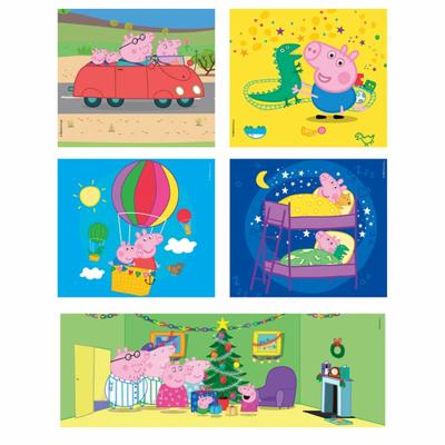 Clementoni puzzels peppa pig, 10in1