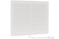 Nedco schuifrooster luxe 250 x 200 mm wit met koord - thumbnail