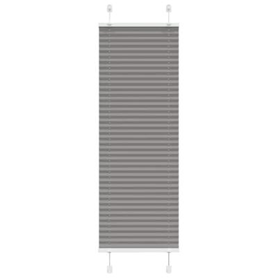 VidaXL Plissé rolgordijn 40x100 cm stofbreedte 39,4 cm antraciet