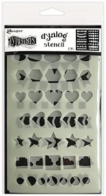 Ranger Ink Ranger • dylusions dyalog stencil border it again