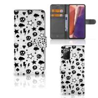 Telefoonhoesje met Naam Samsung Galaxy Note 20 Silver Punk - thumbnail