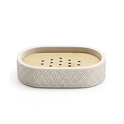 Zeephouder Sapho Afrodite Vrijstaand 12.8x8.4x3 cm Beton Beige Sapho