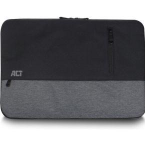 ACT urban laptop sleeve 15,6 inch , zwart/grijs