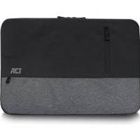 ACT urban laptop sleeve 15,6 inch , zwart/grijs - thumbnail
