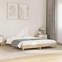 Bedframe zonder matras hout sonoma eikenkleurig 140x200 cm - thumbnail