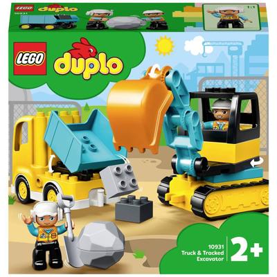 LEGO DUPLO - Truck & Graafmachine met rupsbanden Constructiespeelgoed LEGO DUPLO - Truck & Graafmachine met rupsbanden Constructiespeelgoed