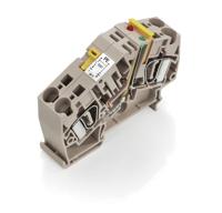 Weidmüller 8817920000 Testscheidingsserieklem Spanveer Donkerbeige 10 stuk(s) - thumbnail