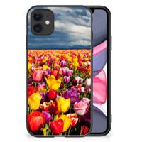 iPhone 11 Bloemen Hoesje Tulpen - thumbnail