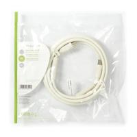 Coaxkabel 120 dB | IEC (Coax) Male - IEC (Coax) Female | 3,0 m | Wit - thumbnail