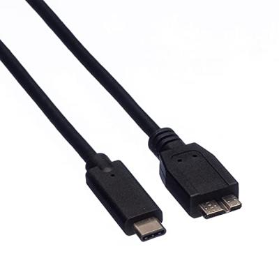 ROLINE USB 3.2 Gen 1 kabel, C-Micro B, ST/ST, zwart, 1 m