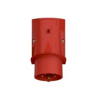 CEE wandcontactdoos 16A 5-polig MENNEKES 342 400V rood 1 stuk - thumbnail