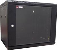 WP Rack WPN-RWB-09605-B Wandbehuizing Glasdeur 9U Zwart - 600x500x500mm (BxHxD) - thumbnail