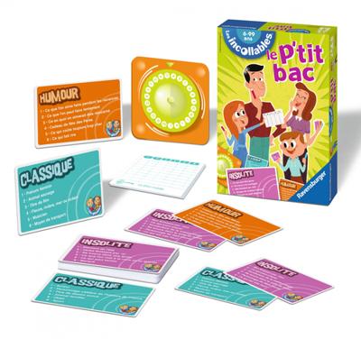 INCOLLABLES Bordspel Le Petit Bac INCOLLABLES Bordspel Le Petit Bac