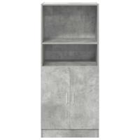 Keukenkast 57x41,5x131,5 cm bewerkt hout betongrijs - thumbnail