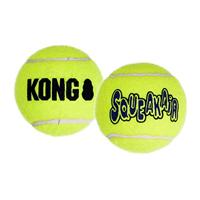Kong hond Squeakair met piep small, net à 3 tennisballen (Ø 5 cm) - thumbnail