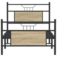 Bedframe zonder matras hout sonoma eikenkleurig 90x200 cm - thumbnail