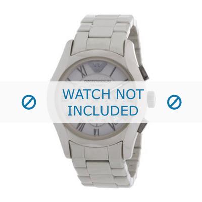 Armani horlogeband AR1459 Keramiek Grijs 22mm Armani horlogeband AR1459 Keramiek Grijs 22mm