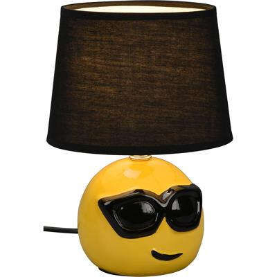 LED Tafellamp Mat Zwart Keramiek - E14 Fitting - Stijlvolle Tafelverlichting