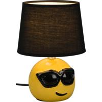 LED Tafellamp Mat Zwart Keramiek - E14 Fitting - Stijlvolle Tafelverlichting - thumbnail